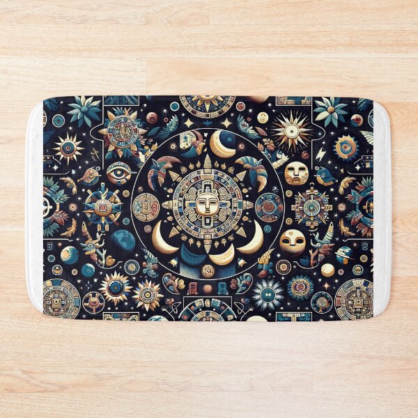 Item preview, seamless pattern ancient maya tribe designed and sold by rizaldz.