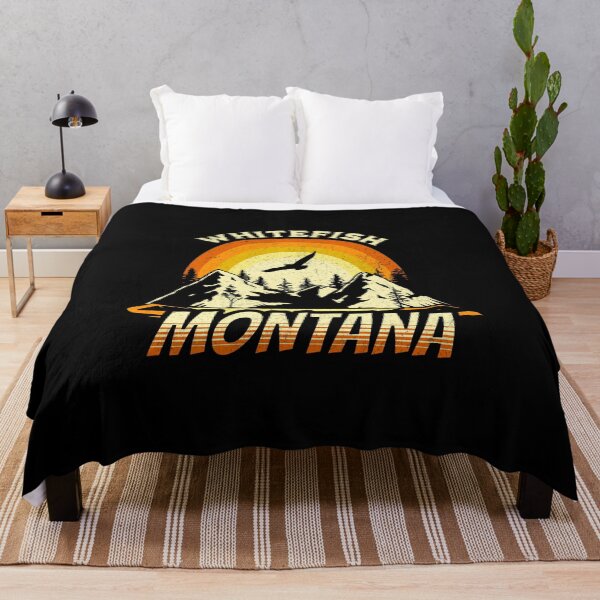 Item preview, Whitefish Montana MT Gift Vintage Style designed and sold by HosvPrint .s.