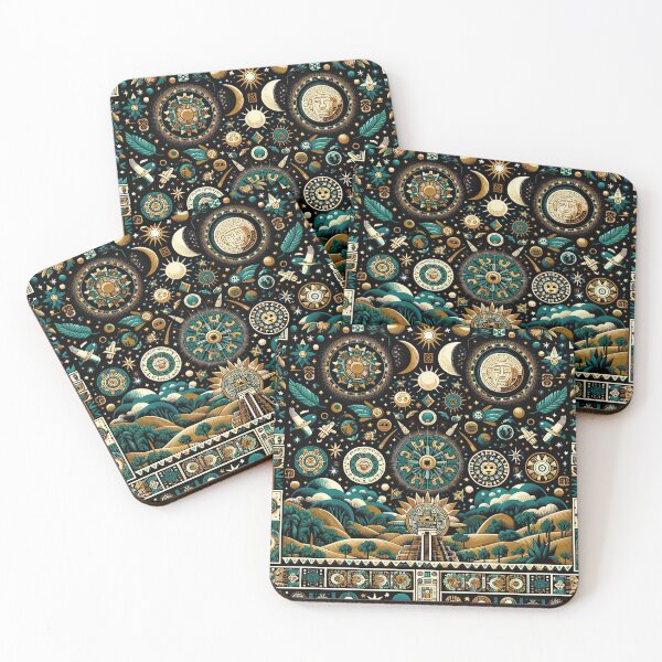 Item preview, seamless pattern ancient maya tribe designed and sold by rizaldz.