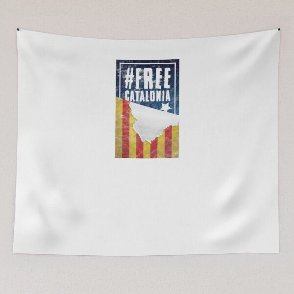 Item preview, Catalonia Hashtag saying Catalan flag Senyera designed and sold by art-i-fex.
