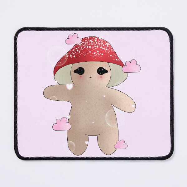 Item preview, Cute and Smiling Mushroom designed and sold by Maya Vt.