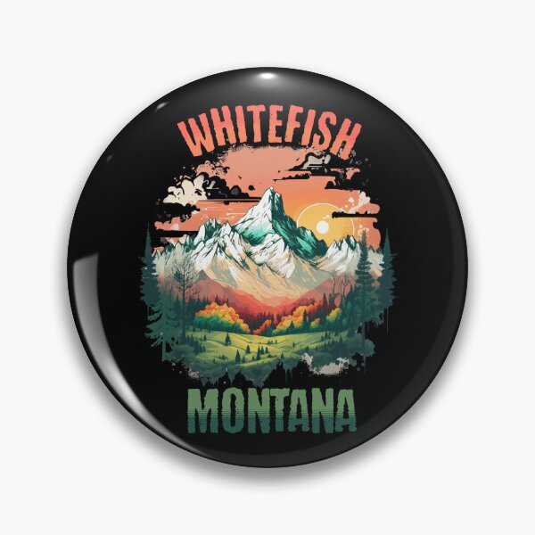Item preview, Whitefish Montana MT Gift Vintage Style designed and sold by HosvPrint .s.