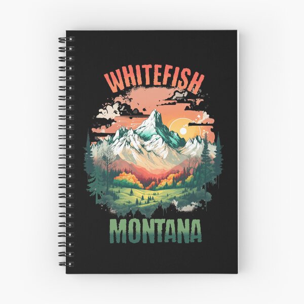 Item preview, Whitefish Montana MT Gift Vintage Style designed and sold by HosvPrint .s.