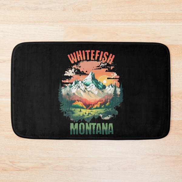 Item preview, Whitefish Montana MT Gift Vintage Style designed and sold by HosvPrint .s.