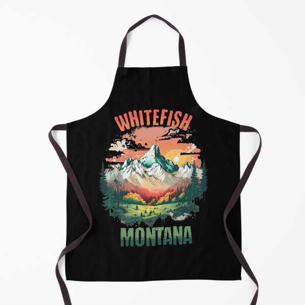 Item preview, Whitefish Montana MT Gift Vintage Style designed and sold by HosvPrint .s.