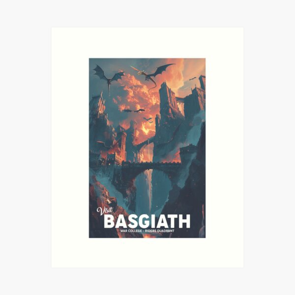 Item preview, Fourth Wing Basgiath War College designed and sold by RenDesignsStuff.