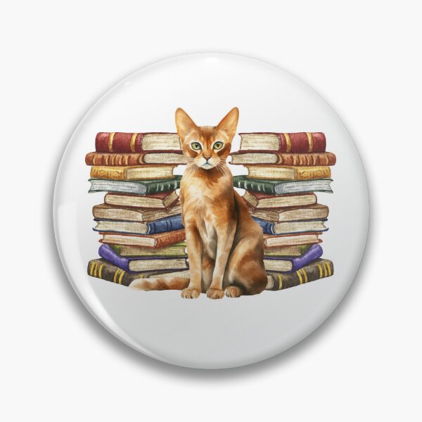 Item preview, Abyssinian Cat And Books designed and sold by TheAnimalZ00.