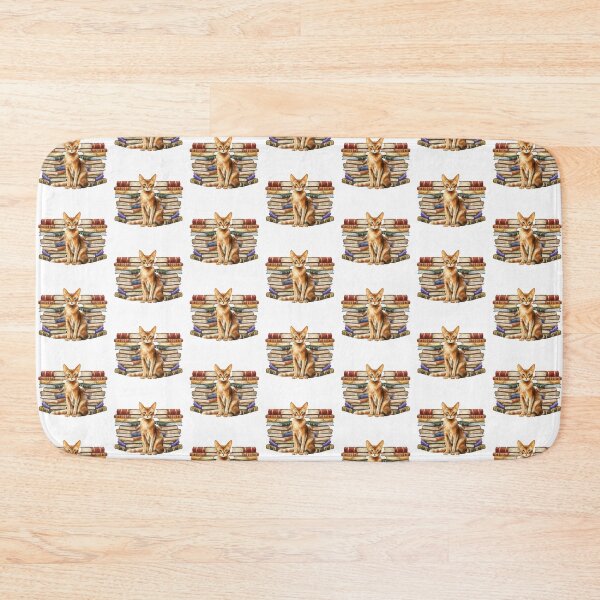 Item preview, Abyssinian Cat And Books designed and sold by TheAnimalZ00.