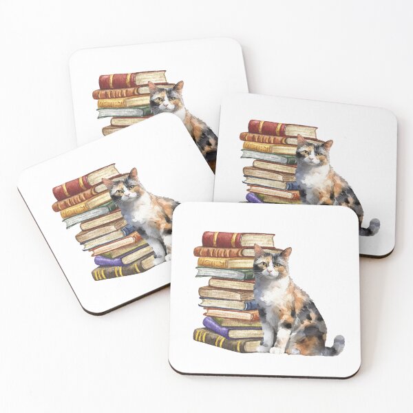 Item preview, Aegean Cat And Books designed and sold by TheAnimalZ00.