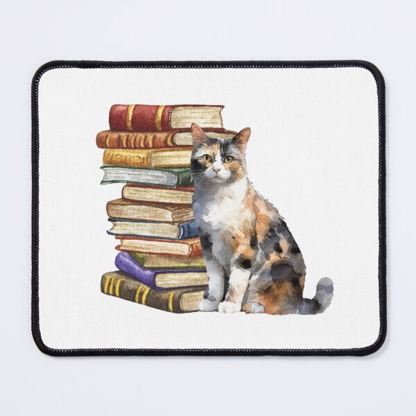 Item preview, Aegean Cat And Books designed and sold by TheAnimalZ00.