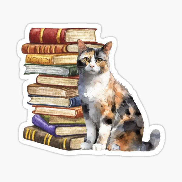 Item preview, Aegean Cat And Books designed and sold by TheAnimalZ00.