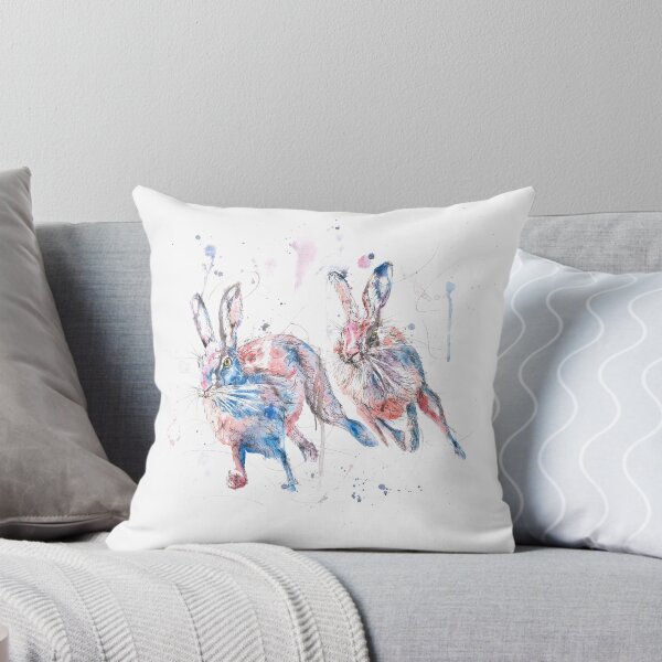 Item preview, The Chase - Watercolour Hare designed and sold by VicGanleyArt.