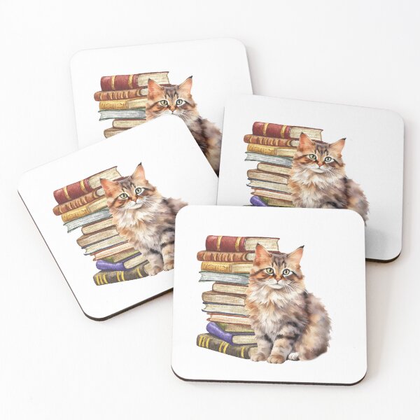 Item preview, American Bobtail Cat And Books designed and sold by TheAnimalZ00.