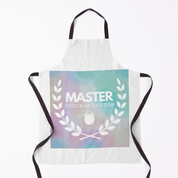 Item preview, Master Procrastinator Watercolor Background Design designed and sold by CarefulCreation.