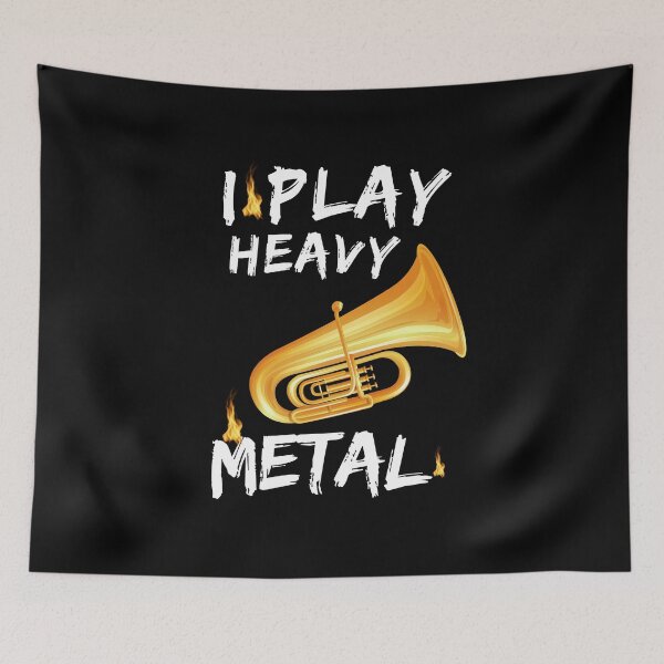 Item preview, I play heavy metal tuba designed and sold by annoying-shirts.