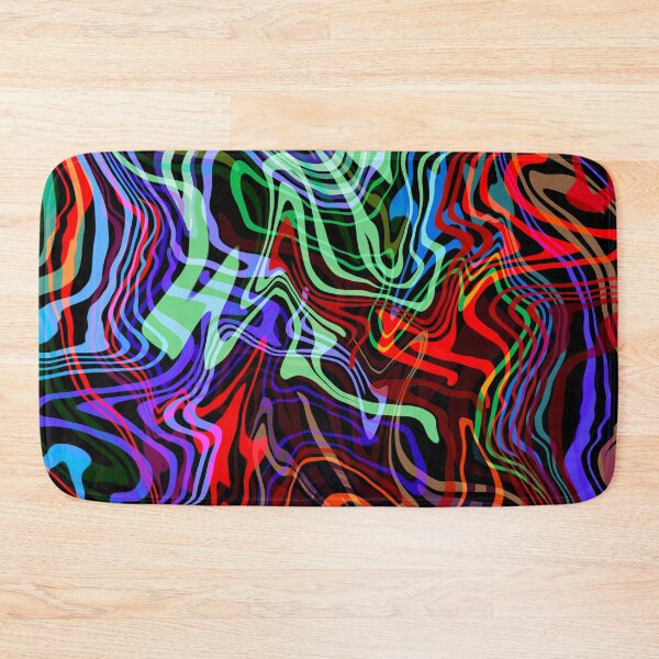 Item preview, Random wavy lines of color designed and sold by DaveDanchuk.