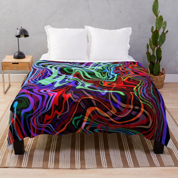 Item preview, Random wavy lines of color designed and sold by DaveDanchuk.