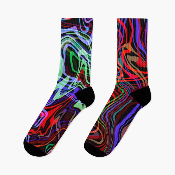 Item preview, Random wavy lines of color designed and sold by DaveDanchuk.
