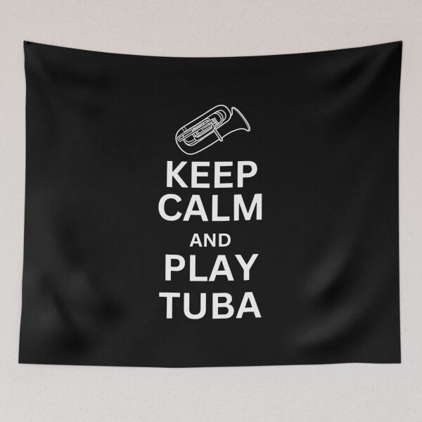 Item preview, Keep calm and play tuba designed and sold by annoying-shirts.