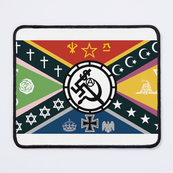 Item preview, Anti-Centrism Flag designed and sold by Trash-Goon.
