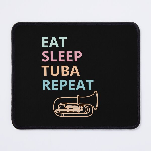 Item preview, Eat sleep tuba repeat designed and sold by annoying-shirts.