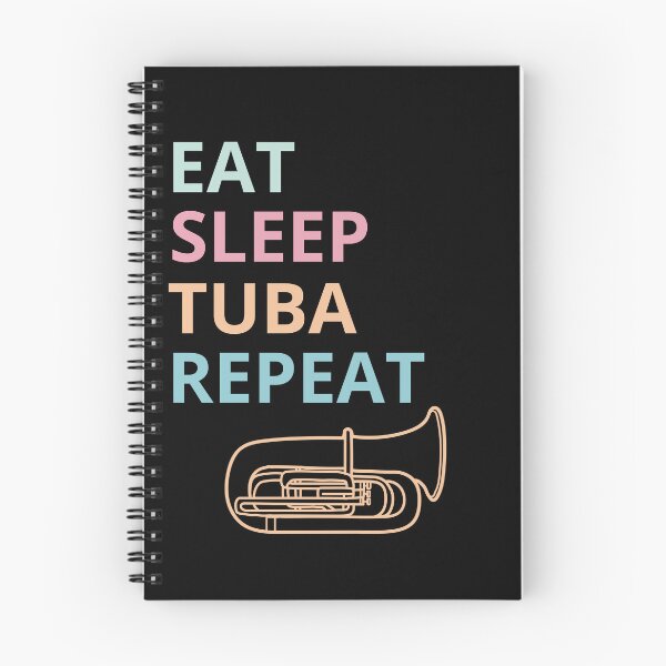 Item preview, Eat sleep tuba repeat designed and sold by annoying-shirts.