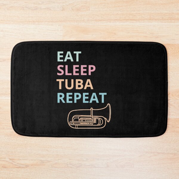 Item preview, Eat sleep tuba repeat designed and sold by annoying-shirts.