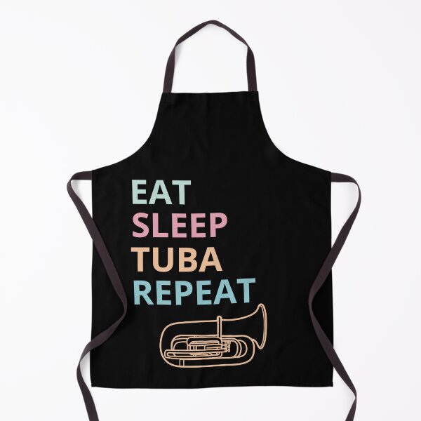 Item preview, Eat sleep tuba repeat designed and sold by annoying-shirts.