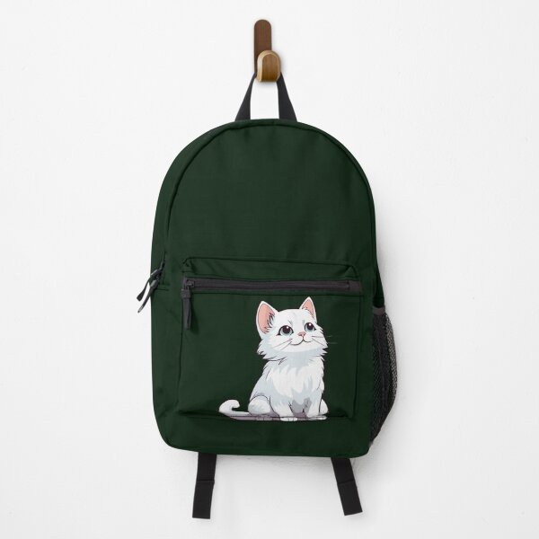 Item preview, A quiet white cat looking up at the sky designed and sold by Pixelaire.