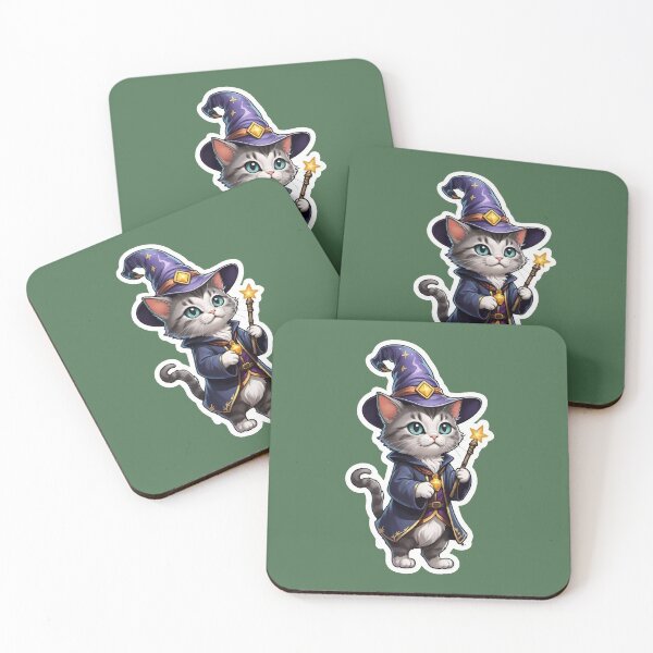 Item preview, Wizard Cat Wants to Help designed and sold by TheLilacBat.
