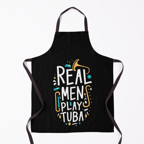 Item preview, Real men play tuba designed and sold by annoying-shirts.