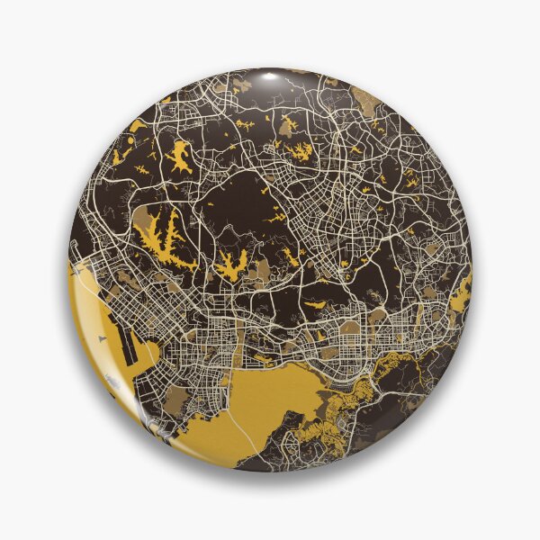 Item preview, Shenzhen City Map of Guangdong, China - Pastel designed and sold by deMAP.