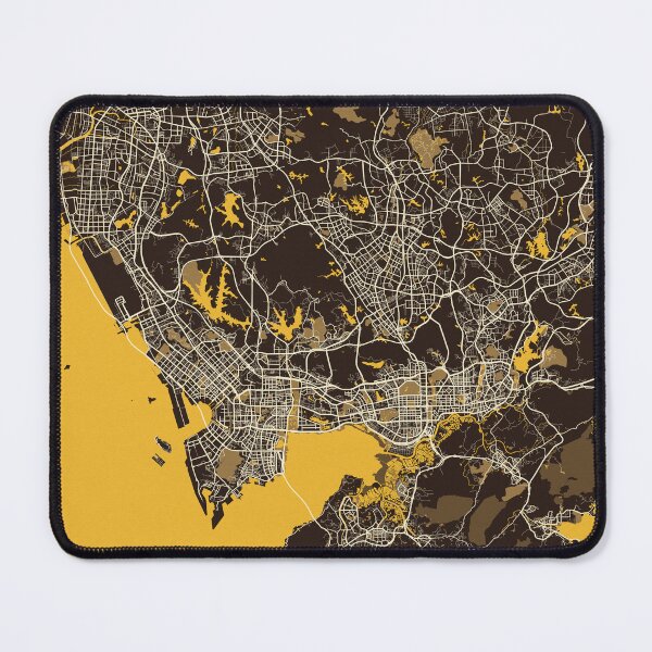 Item preview, Shenzhen City Map of Guangdong, China - Pastel designed and sold by deMAP.