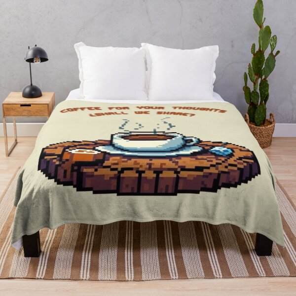 Item preview, "Coffee for your thoughts, shall we share?" designed and sold by Isai-64v16.