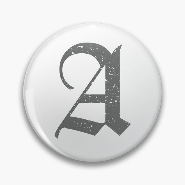 Item preview, Calligraphic Capital Letter A Grunge designed and sold by KTSubz Faith & Fun Designs.