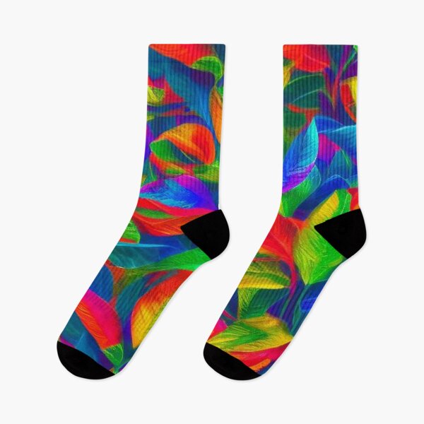 Item preview, Abstract Colorful Leaf Pattern designed and sold by calibrit.