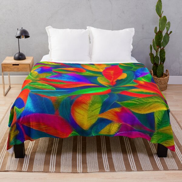 Item preview, Abstract Colorful Leaf Pattern designed and sold by calibrit.