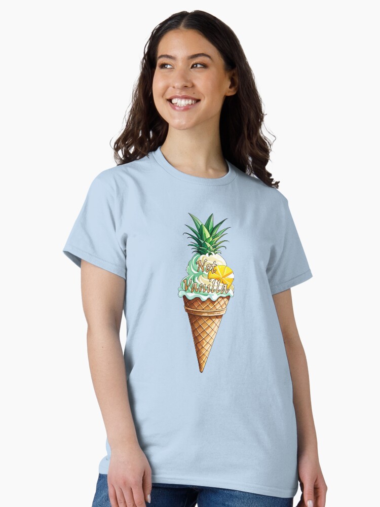 Thumbnail 2 of 7, Classic T-Shirt, Not Vanilla Ice-cream cone swinger lifestyle design designed and sold by Vixen-Games.