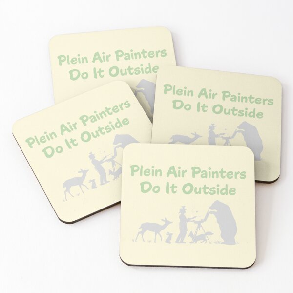 Item preview, Plein Air Painters Do It Outside - Light Art designed and sold by Teresa Rodriguez.