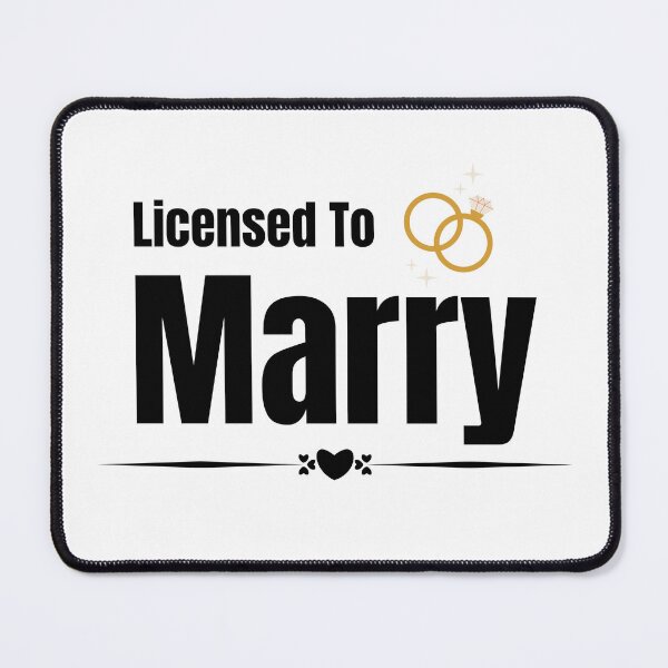 Item preview, Licensed To Marry designed and sold by tommywvcacher.