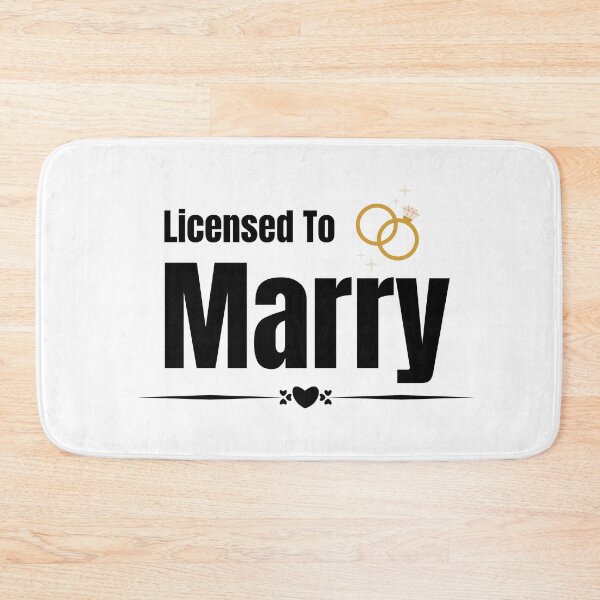 Item preview, Licensed To Marry designed and sold by tommywvcacher.