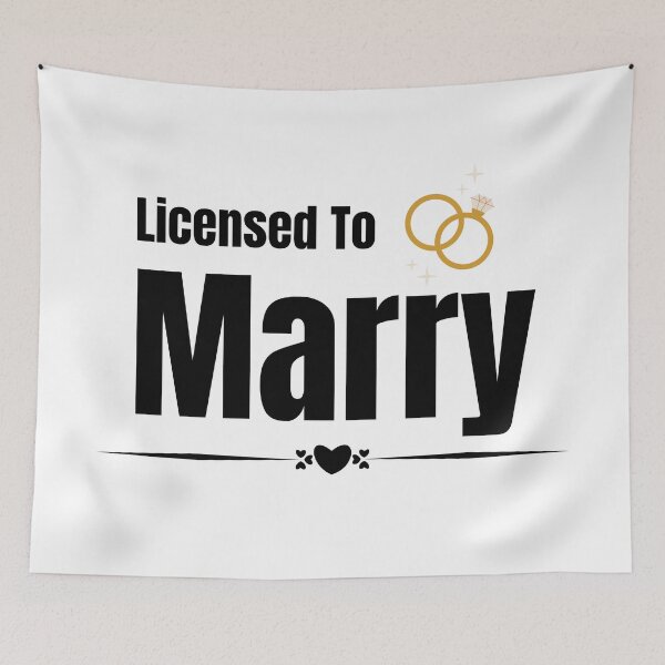 Item preview, Licensed To Marry designed and sold by tommywvcacher.