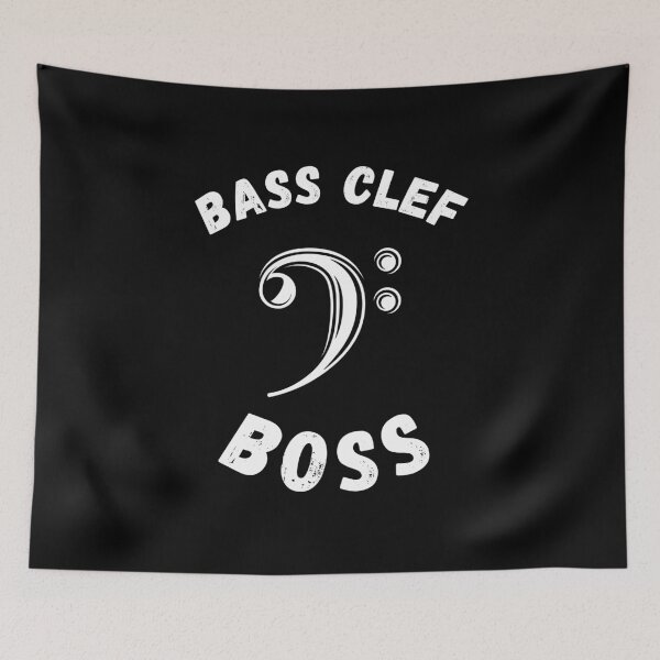 Item preview, Tuba bass clef boss designed and sold by annoying-shirts.