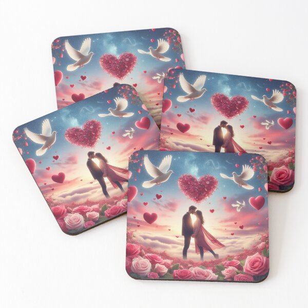 Item preview, Enchanted Love: A Kiss Under the Starry Sky designed and sold by Girih.