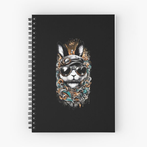 Item preview, rabbit wearing sunglasses and a hat designed and sold by Mechanical-Artt.
