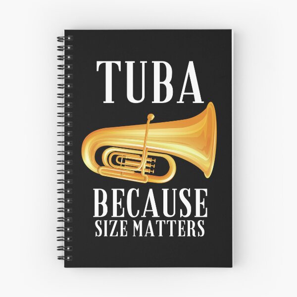 Item preview, Tuba because size matters designed and sold by annoying-shirts.