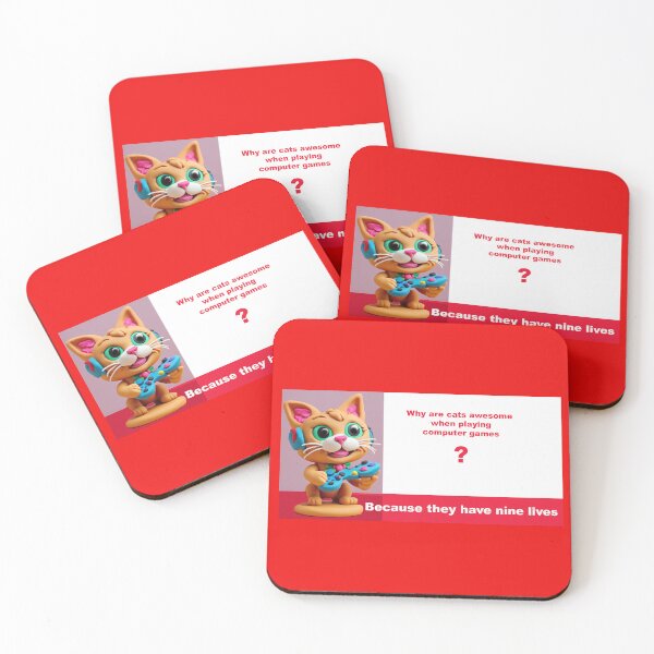 Item preview, Why are cats awesome at playing computer games designed and sold by ComicJo.