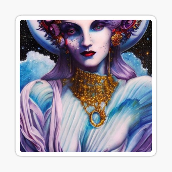 Item preview, Vintage Style Goddess of the Moon designed and sold by ARTNOIR-STORE.