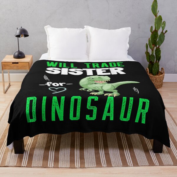 Item preview, Will Trade Sister for Dinosaur designed and sold by skeastore.