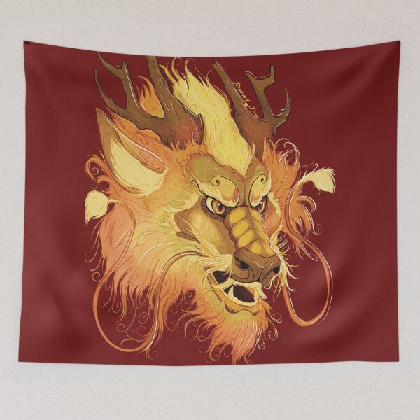 Item preview, Golden Eastern Dragon designed and sold by RemnantForge.